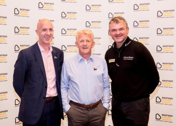 L-R David Welch Gordon Strachan Paul Lawrie