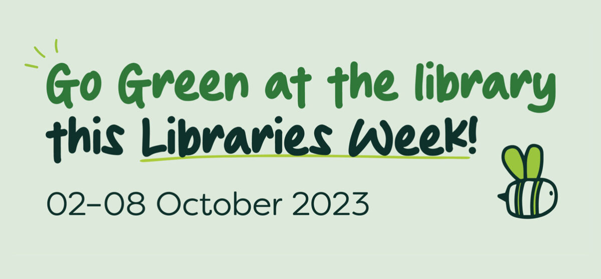 Go green Library week banner image