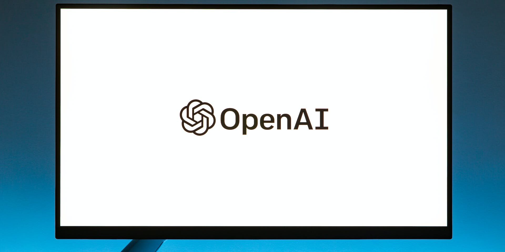 OpenAI on computer screen