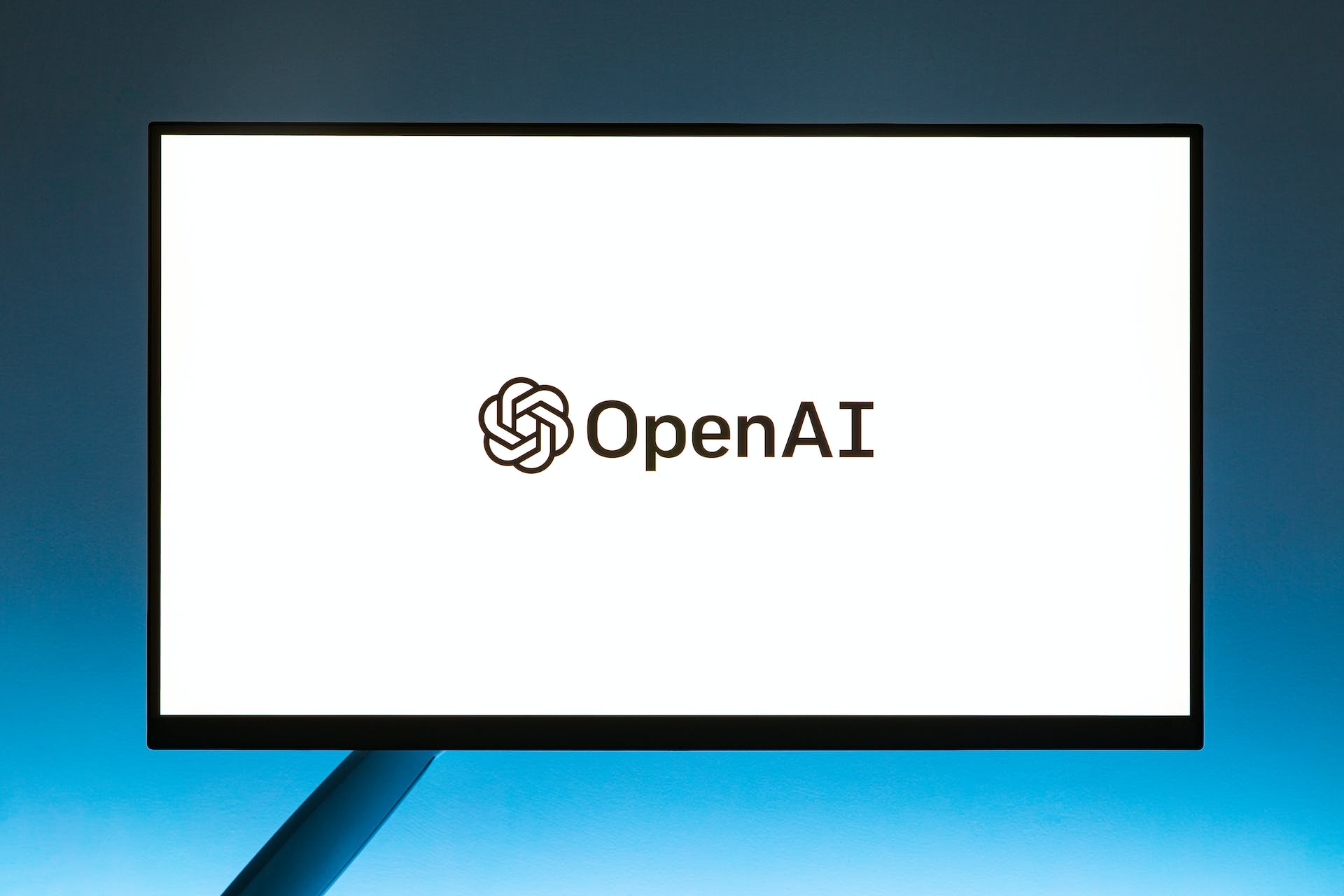 OpenAI on computer screen